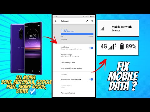 Xperia 1 How To Enable Mobile Data Network in Sony mobile phones | Other Android phone Also work