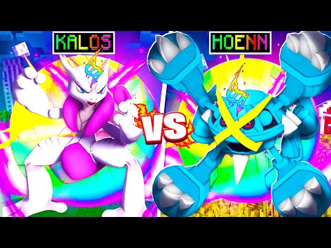 Kalos MEGA POKEMON Vs Hoenn MEGA POKEMON in Minecraft PIXELMON!
