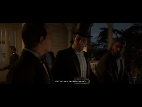 RED DEAD REDEMPTION 2 Gameplay Walkthrough Part 23: ANGELO BRONTE'S PARTY/ROBBING A BOAT