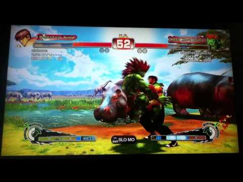 SSF4 AE PS3 Ranked - Blanka (Me) vs. Guy