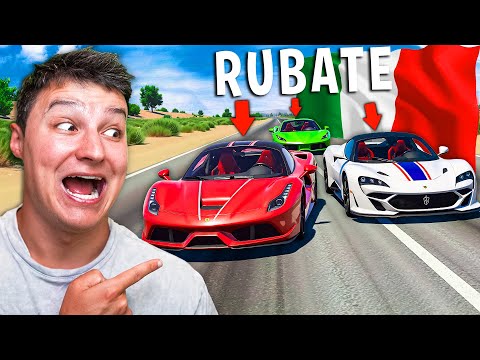 I STEAL ALL the ITALIAN SUPERCARS on GTA 5!