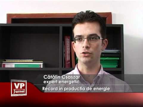 Record în producția de energie