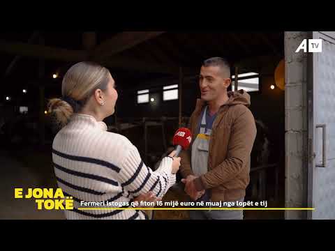 Fermeri istogas që fiton 16 mijë euro në muaj nga lopët e tij
