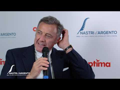 Luca Barbareschi ai Nastri d'Argento 2019 per Gruppo Eventi e Optima