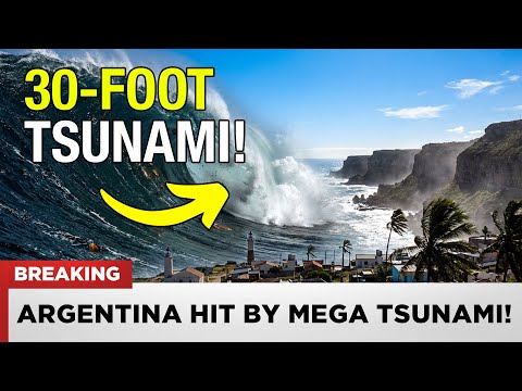 1 MINUTE AGO: Argentina's 30-Foot Meteotsunami Kills Tourist - Air Pressure Bombs Strike Coast