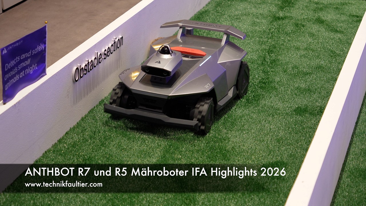 IFA 2026: ANTHBOT R7 & R5 Mähroboter - ZERO-GAP EDGE TRIMMING
