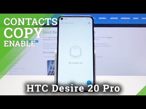 How to Copy Contacts in HTC Desire 20 Pro – Move Contacts