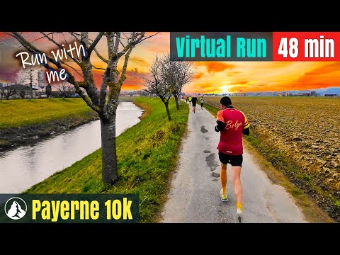 Laufe einen 10 km Wettkampf! 🇨🇭 Schweiz Wunderland | Virtueller Lauf #112