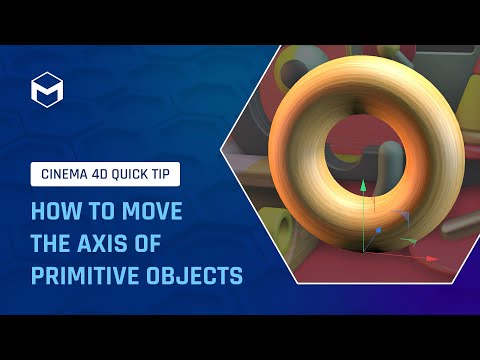 #C4DQuickTip 2: How to move the axis of primitive objects in Cinema 4D