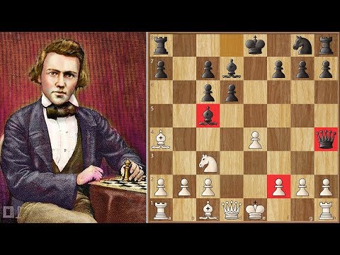 Unimaginable || Paulsen vs Morphy (1857) || 1st American Chess Congress