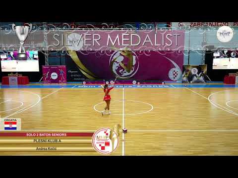 SOLO 2 BATON SENIORS SILVER MEDALIST: PLESNI KLUB A, ANDREA KOČIĆ