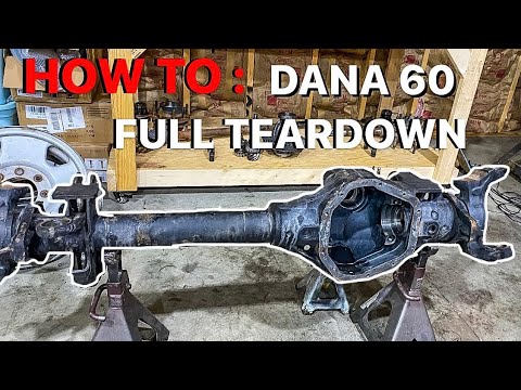 F250 FRONT AXLE DISASSEMBLY MADE EASY | DANA 60
