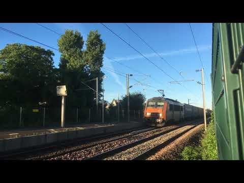 La Sybic BB 26180 Livrée Béton Combinée Relie Perpignan Dourges Delta 3 passe à [06h55] à