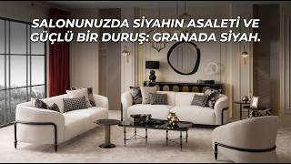 ✨ Granada Koleksiyonu | Siyahın Asaleti ve Sessiz Lüks - Oturma ve Yem