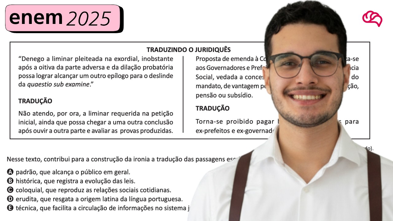 Resolução em Vídeo — Questão 42 ENEM 2025