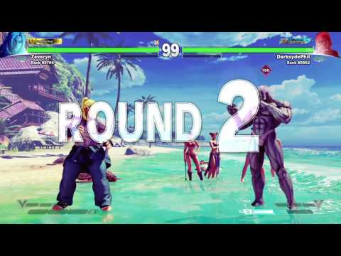 Street Fighter V DLC: Urien Premiere MP pt12 - REWOUND Into the Air, LOL (vs. Ken)
