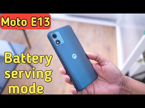 How To Enable Battery Server Mode In Moto E13, Battery Saving Mode Enable Kaise Karen In Moto E13