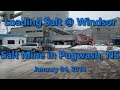 Loading Salt @ Windsor Salt Mine in Pugwash, NS 01-04-13