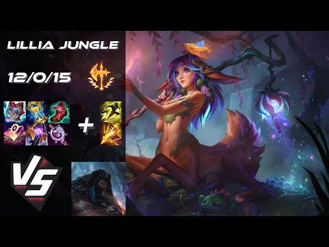 JUNGLE Lillia vs Udyr - EU Grandmaster Patch 25.S1.6