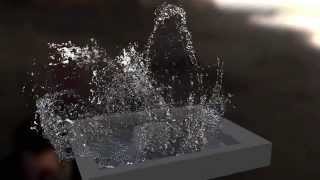 preview picture of video 'Bifrost - first simulation with the new sistem of Maya simulation'