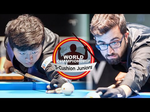 3-Cushion World Championship Juniors 2018 Turkey - Cho Myung-Woo vs Alperen Emin Cebeoglu
