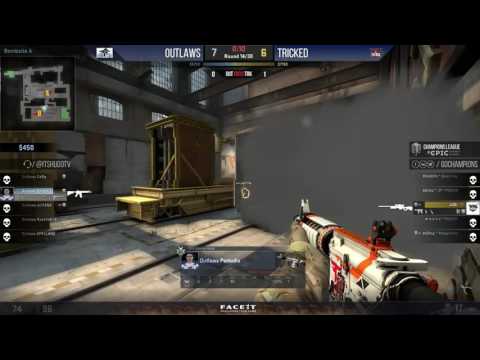Outlaws.GG Partodis 1 clutch kill on Train #CSGO #Stream #HLTV #eSports