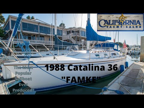 1988 Catalina 36 "FAMKE" Walkthrough | California Yacht Sales