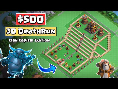 3D TROLL BASE - Capital Hall Edition | Clash of Clans Troll Base