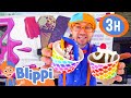 Blippi Explores An Ice Cream Truck 3 HOURS OF BLIPPI TOYS Educational Videos For Kids