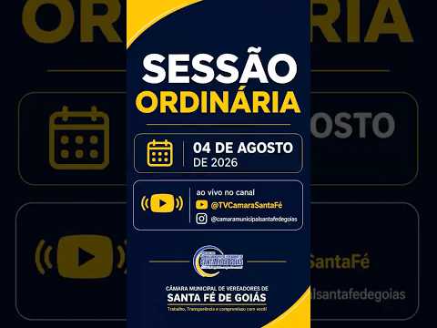 Sessão Ordinária 04/08/2026