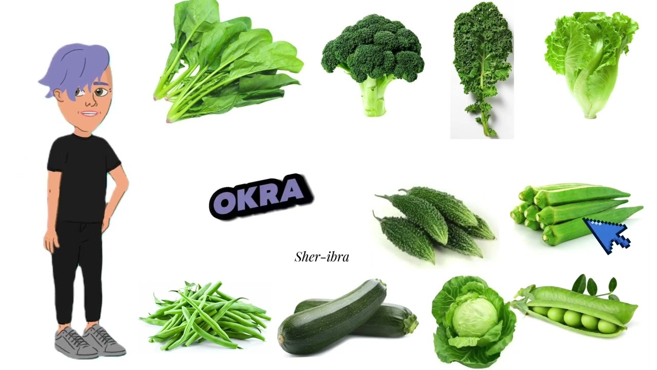 Beautiful Green vegetables name & pics #englishdaily #vocabulary #shorts