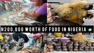 See all I got with N200,000 ($150) in a Nigerian Market this JULY 2025