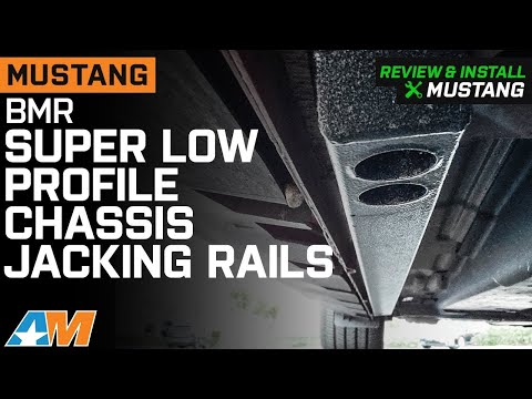 2015-2022 Mustang BMR Super Low Profile Chassis Jacking Rails; Black Hammertone Review & Install