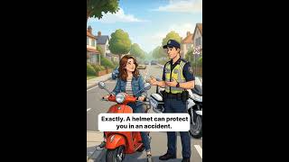 English Conversation Between Girl and Traffic Police | Learn English Through Real-Life Conversation