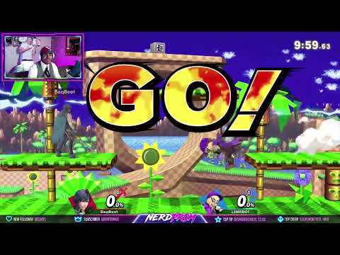 Chrom vs. Mii Brawler | Green Hill Zone Battlefield | Super Smash Bros. Ultimate || #nerdpromtv