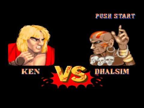 Scrolling Thunder - Intro, Selection, Ken and Guile stages - Street Fighter 2 OST Cover