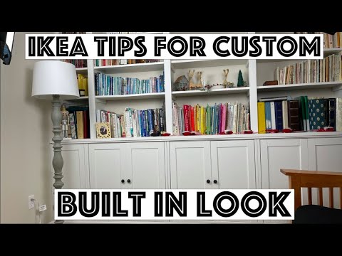 IKEA HACKs for custom built in look