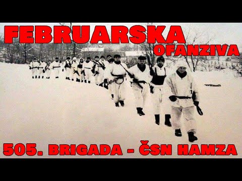 505. viteška brigada - ČSN "Hamza": FEBRUARSKA OFANZIVA