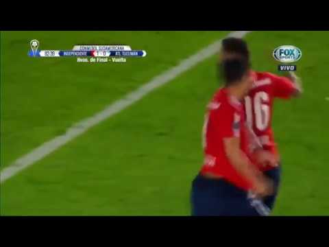 Gol de Benítez. Independiente-Atlético Tucumán
