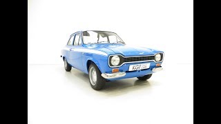 An Award Winning Early AVO Ford Escort Mexico with Full History From New - SOLD!