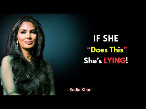 How to Know If She’s Lying to Your Face | Sadia Khan | Dark Psychology