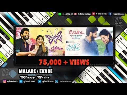 download lagu mp3 mp4 Malare Piano Notes, download lagu Malare Piano Notes gratis, unduh video klip Malare Piano Notes