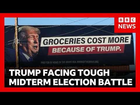 US voters turn on Trump ahead of midterms over rising prices and Iran war | BBC News