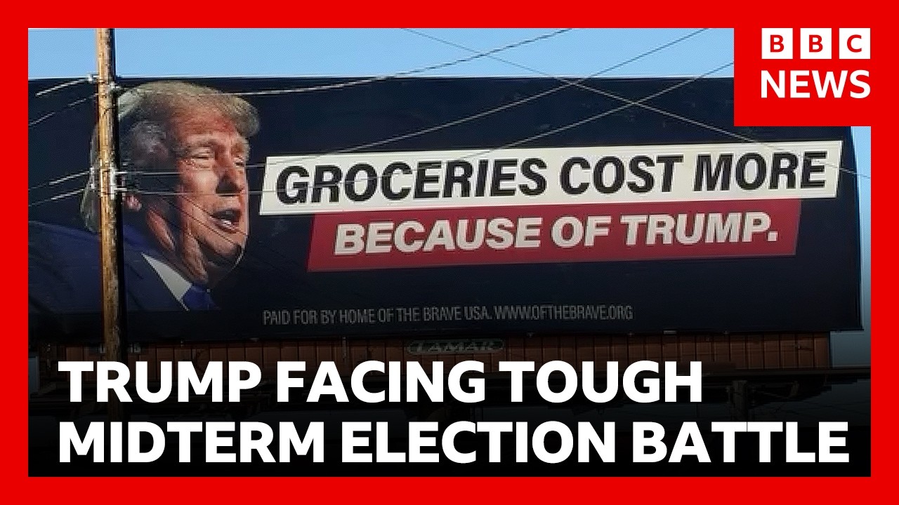 Voters turn on Trump over rising prices ahead of midterm elections | BBC News