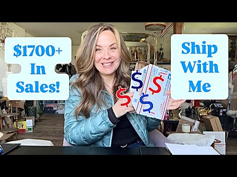 Poshmark Reseller Ship With Me 1700+In  Sales What Sold Online Fast For Big Profits
