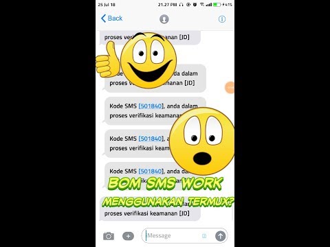 VIDEO Tutorial Bom Sms Menggunakan Termux Hari Ini