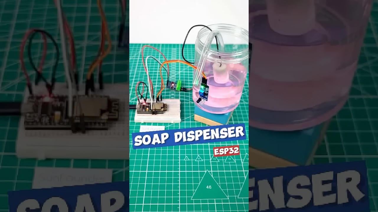 DIY Touchless Soap Dispenser Using ESP32!
