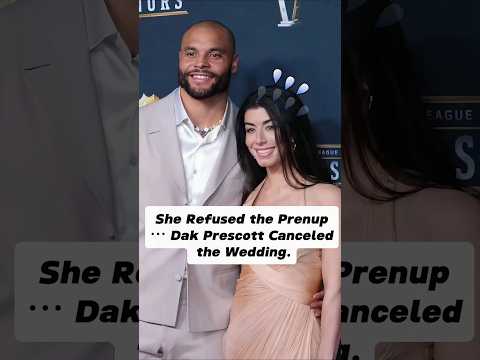 Dak Prescott Calls Off Wedding One Week Before the Ceremony#shorts #dakprescott #shortvideo #nfl