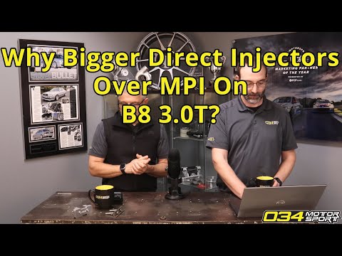 Why Bigger Direct Injectors Over Multi Port Injection For The B8 3.0T Platform? | 034Motorsport FAQ
