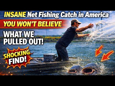 INSANE Net Fishing Catch in America – You Won’t Believe What We Pulled Out!